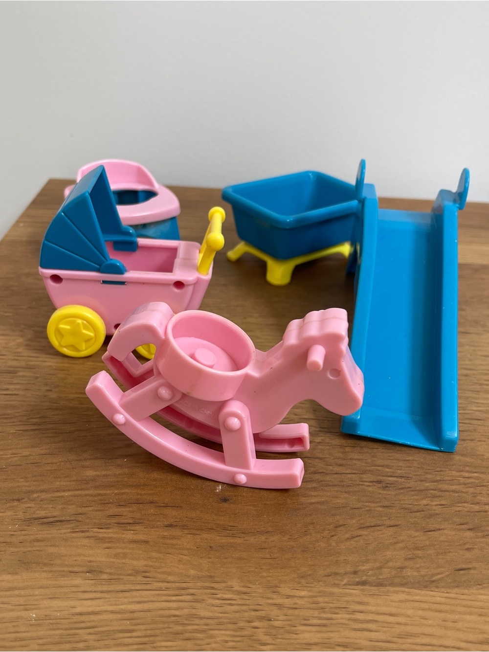 1990s Illco Sesame Street Dollhouse Accessories Kids Toy Playset